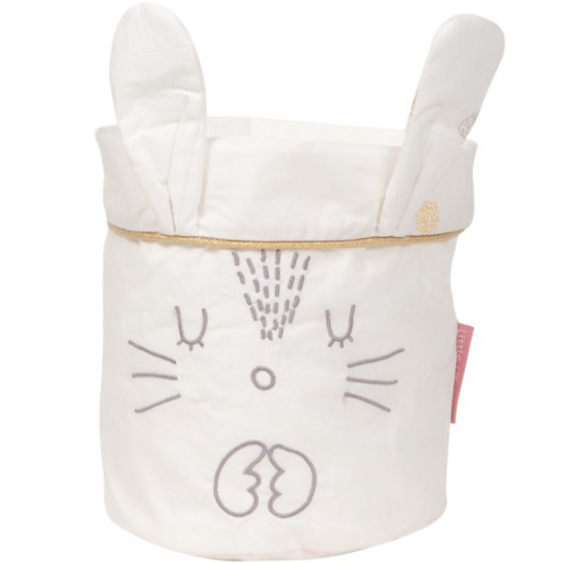 Panier de toilette Pompom le lapin (16 x 19 cm) Little Crevette
