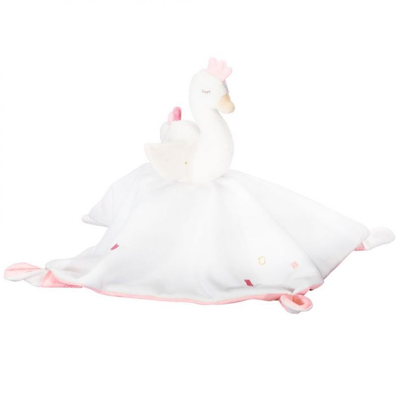 Doudou plat cygne Baby Swan Sauthon