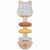 Variation Bleu, rouge, jaune du produit Hochet en bois Hippo Happy de la marque Jollein