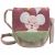 Variation Rose, vert, blanc du produit Sac bandoulière enfant Les Copains d'abord Souris de la marque L'oiseau bateau