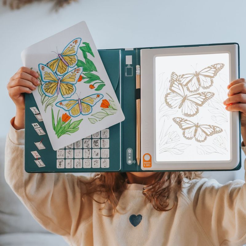 Tablette lumineuse avec dessins à décalquer KIDYDRAW Meli-Melo (10 ans et+) KIDYWOLF Ambiance 9