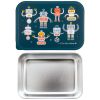 Lunch box en acier inoxydable Robots A Little Lovely Company Produit ouvert 4