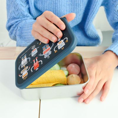 Lunch box en acier inoxydable Robots