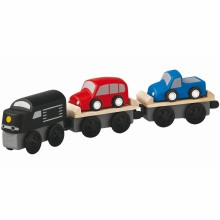 Train ferroutage  par Plan Toys