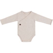 Body manches longues en coton bio Melange warm linen (Naissance)  par Baby's Only