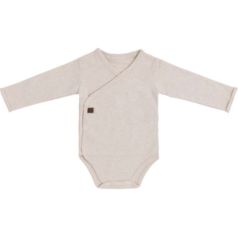 Body manches longues en coton bio Melange warm linen (Naissance) Baby's Only