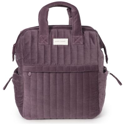 Sac à dos à langer Cherry Velvet Pasito a pasito