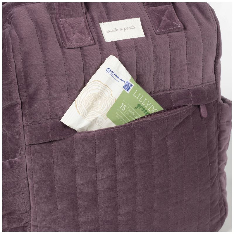 Sac à dos à langer Cherry Velvet Pasito a pasito Produit 7