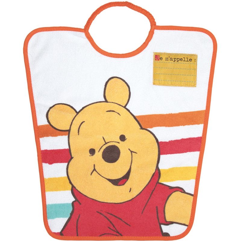 Bavoir passe-tête Winnie l'ourson Babycalin