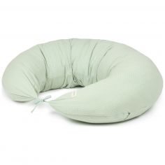 Coussin de maternité Stories Édition limitée Green lemon grid - Nobodinoz
