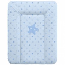 Matelas à langer Confort avec toise étoiles bleu clair (50 x 70 cm)  par Babycalin