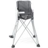 Chaise haute ultra compacte Pop'N Dine Gris  par Bright Starts