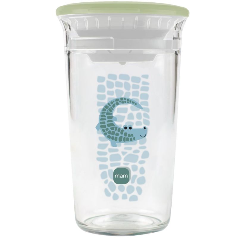 Verre d'apprentissage Crocodile vert (290ml) MAM Produit 1
