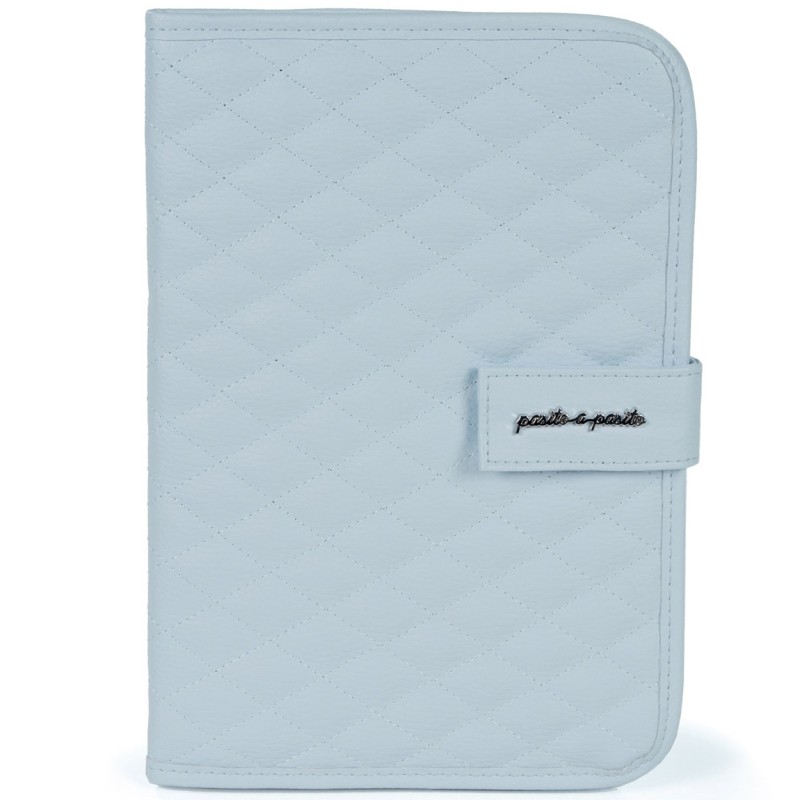 Protège carnet de santé Ines matelassé bleu Pasito a pasito