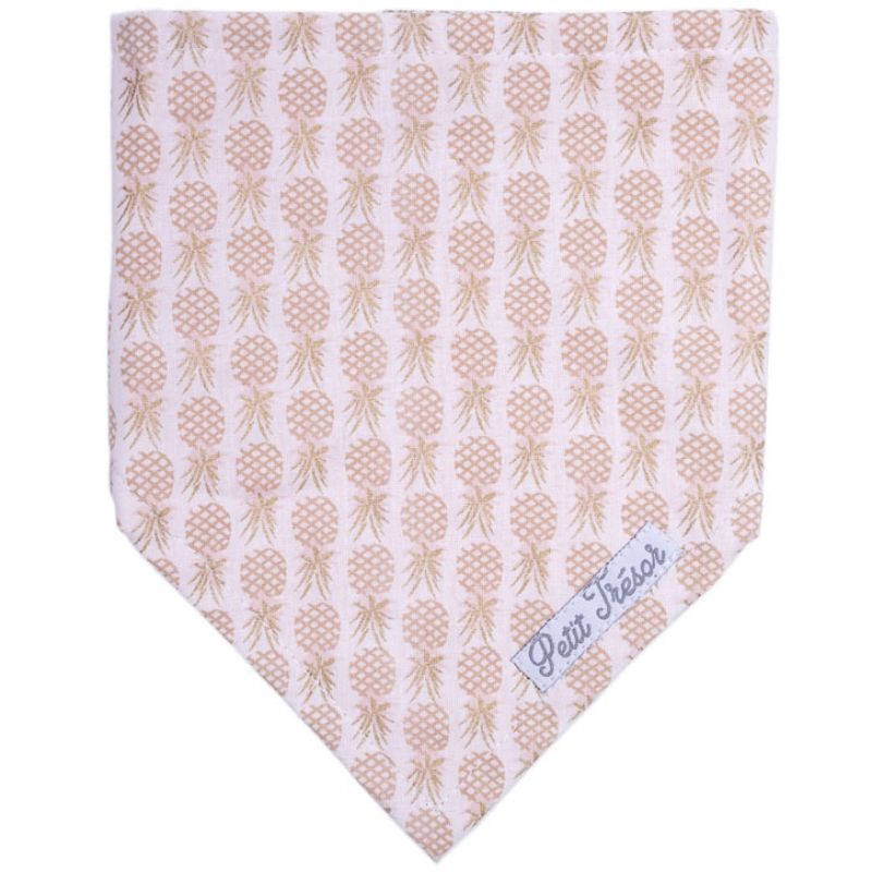 Bavoir bandana Petit trésor Ananas BB & Co