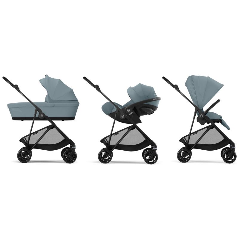 Poussette compacte Melio Carbon Stormy Blu Cybex Produit 4