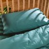 Taie d'oreiller pur coton Eucalyptus (40 x 60 cm) Kadolis Ambiance 2