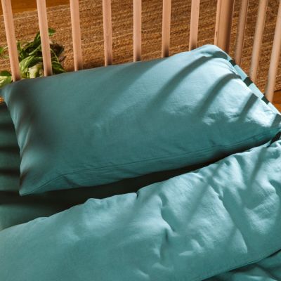 Taie d'oreiller pur coton Eucalyptus (40 x 60 cm)