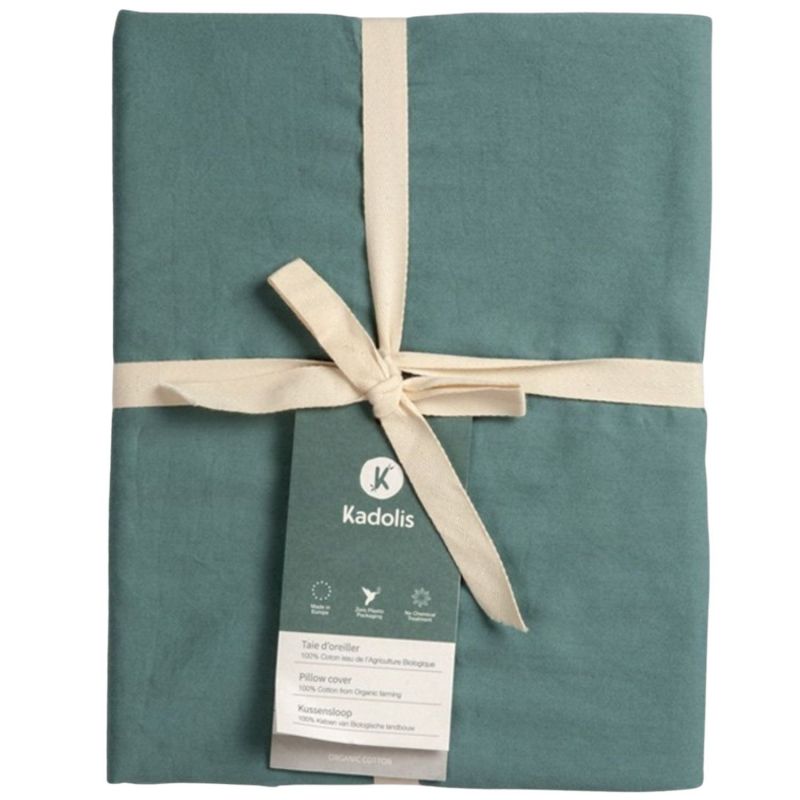 Taie d'oreiller pur coton Eucalyptus (40 x 60 cm) Kadolis Packaging 5