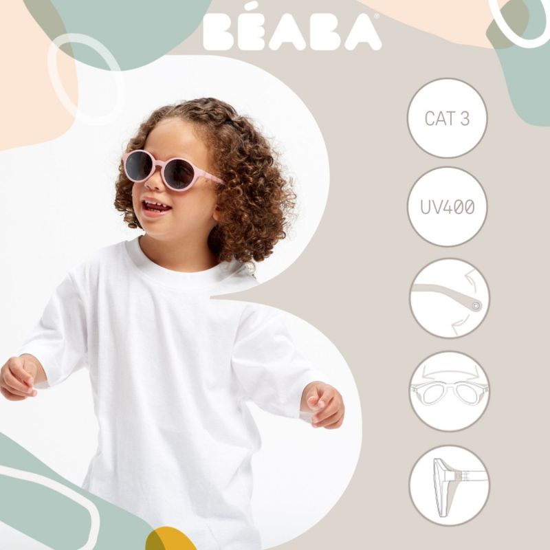 Lunettes de soleil Casual Barbe à papa (4-6 ans) Béaba Ambiance 2