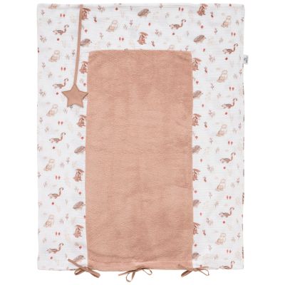 Housse de matelas à langer clairière et Mocha (60x80 cm) BB & Co