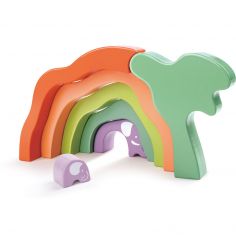 Blocs à empiler Safari Eléphant - Hape