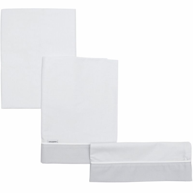 Parure pour couffin et nacelle Dolce gris (80 x 120 cm) Cambrass