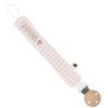Attache tétine Gaze Petits Carreaux (personnalisable) Atelier Wagram Produit 3