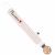Variation Blanc, beige du produit Attache tétine Gaze Petits Carreaux (personnalisable) de la marque Atelier Wagram