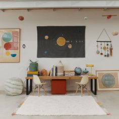 Tapis en coton lavable Stardust (170 x 240 cm)