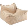 Fauteuil pouf et repose-pieds Brown Sugar velours côtelé Wigiwama Produit 3