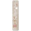 Toise en bois Lapin Doudou rose personnalisable Charlie et Suzie Ambiance 1