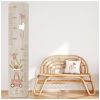 Toise en bois Lapin Doudou rose personnalisable Charlie et Suzie Ambiance 3