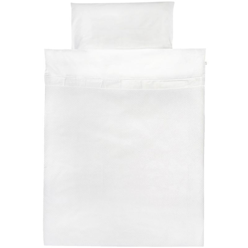 Housse de couette et taie d'oreiller Diamond White (110 x 140 cm) Les Rêves d'Anaïs