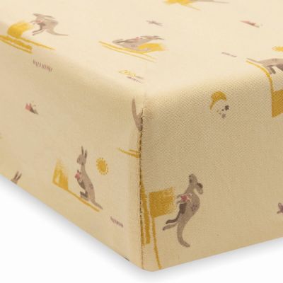 Housse de matelas à langer en jersey Kangaroots (50 x 70 cm) Jollein
