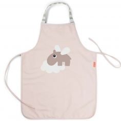 Tablier enfant imperméable Happy clouds rose - Done by Deer