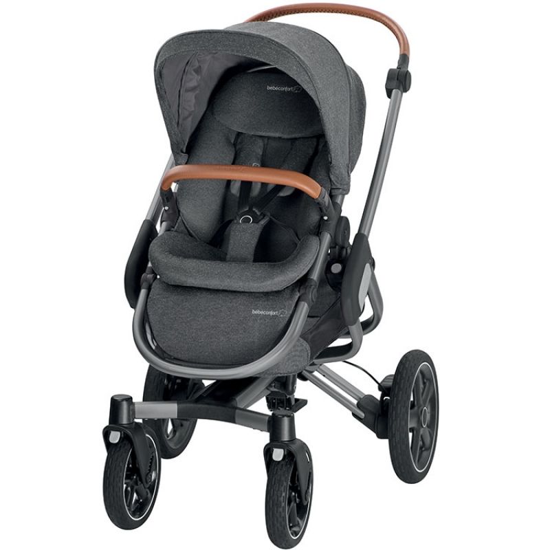 Poussette tout terrain Nova 4 roues gris anthracite Bébé Confort