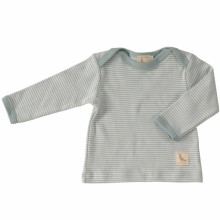 Tee-shirt Stripe Turquoise (0-5 mois : 66 cm)  par Pigeon
