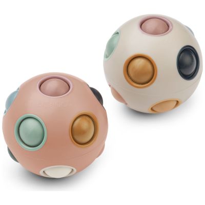 Lot de 2 jouets d'éveil Solene Pale Tuscany Liewood