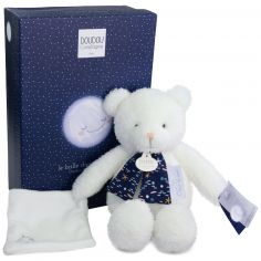 Peluche veilleuse Ours Pantin luminescent Clair de Lune (28 cm) - Doudou et Compagnie