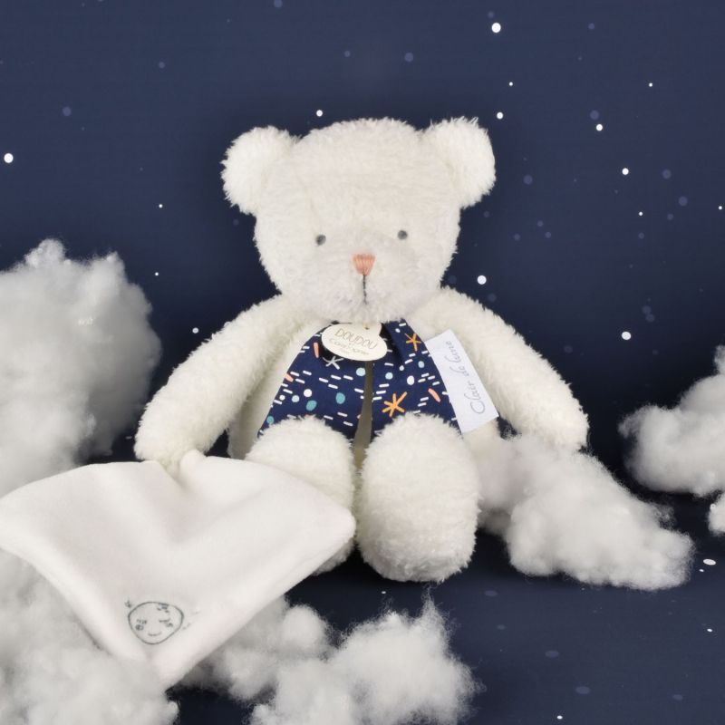 Peluche veilleuse Ours Pantin luminescent Clair de Lune (28 cm) Doudou et Compagnie Ambiance 8