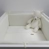 Housse de couette pour berceau Classic blanc ivoire (80 x 80 cm)  par Baby's Only