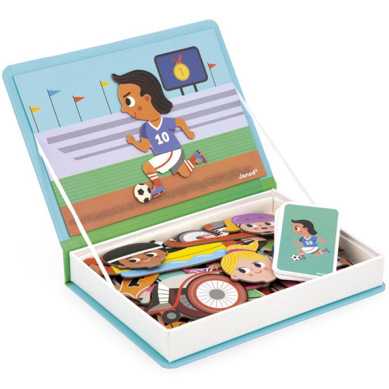Jeu magnétique Magneti'Book Sports (48 pièces) Janod