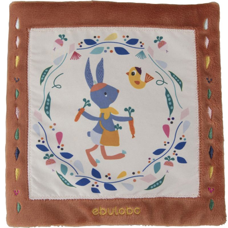 Livre bébé d'activités Gabin lapin Ebulobo