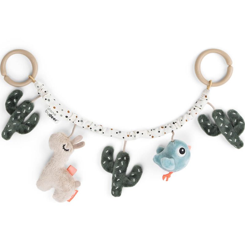 Chaîne d'activités pour poussette Lalee sable Done by Deer