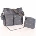 Sac à langer maman Gaby winter gris - Walking Mum Sac à langer maman Gaby winter gris - Walking Mum