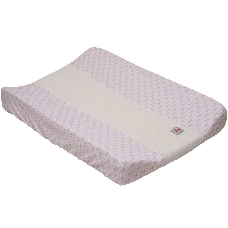 Housse de matelas à langer Scandinavian noeud rose (47 x 67 cm) Lodger