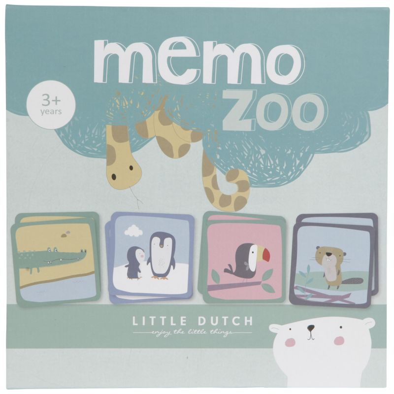 Jeu de memory Mémo Zoo Little Dutch
