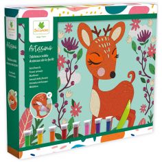 Coffret 10 tableaux à gratter Animaux de la forêt - Sycomore