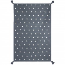Tapis gris étoiles gris (110 x 160 cm)  par AFKliving